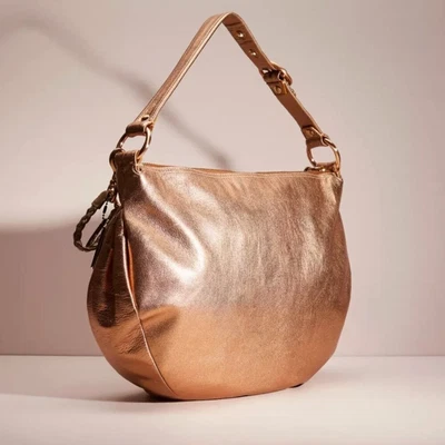 Coach Gold Metallic Purse for sale | eBay