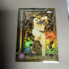 2025 TOPPS GILDED COLLECTION Moises Ballesteros Cast In Gold SP #/199 Cubs