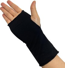 Wrist Sleeve Under Splint Hand Sock 4 Pack Modal Short Version-black