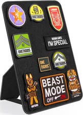 OneTigris Patch Board, Tactical Patches Display Panel Stand Holder Organizer ...