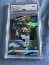 2020 Donruss Elite Miles Sanders Status Die Cut # 01/24 Philadelphia Eagles #57
