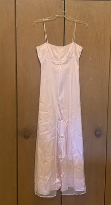 Vintage Ice Pink Prom Dress by Morgan & Company, Size 7/8 (circa 2003)