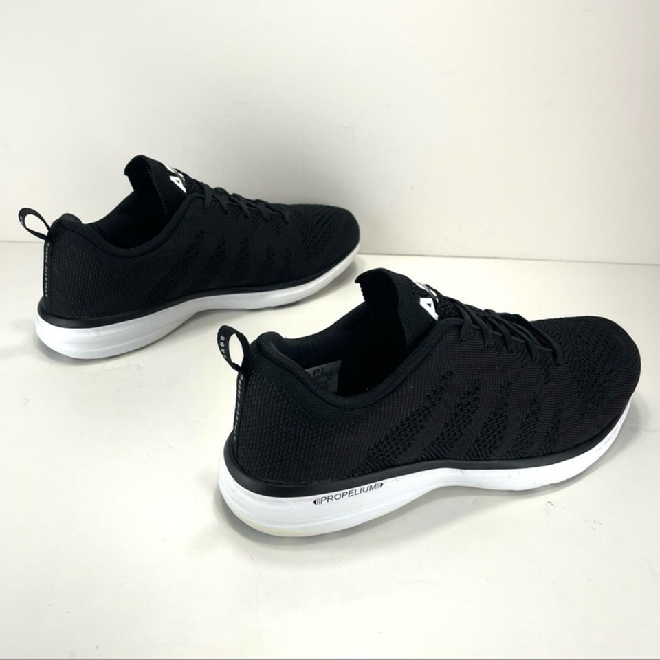 APL Techloom Pro Women Running Shoes Sz 7 Black Knit Laced Slip-On ...