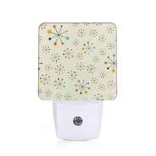 YASHILAIYA Night Light,Retro Mid Century Fifties Modern Atomic Night Lights P...