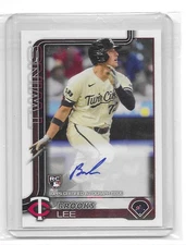 2025 Topps Series 1 - Brooks Lee Real One Auto Rookie Card Twins RC