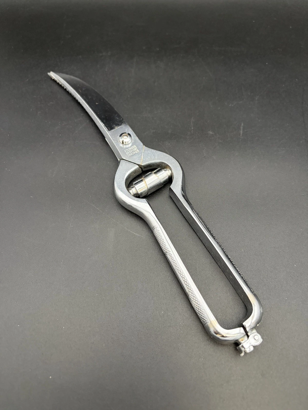 Vintage Solingen Germany Poultry Shears Chrome Kitchen Scissors Heavy Duty
Opens in a new window or 