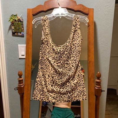Cheetah Animal Kardashian Kollection XS NWT Tank