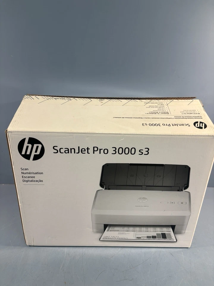BRAND NEW HP L2753A, Scanjet Pro 3000 S3 Sheet-feed Scanner New Open Box - Image 2 of 4