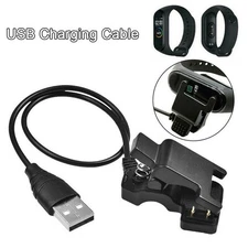 Universal 2 Pin Smart Watch/Bracelet Charger Clip Charging Cable Adapter Dock e