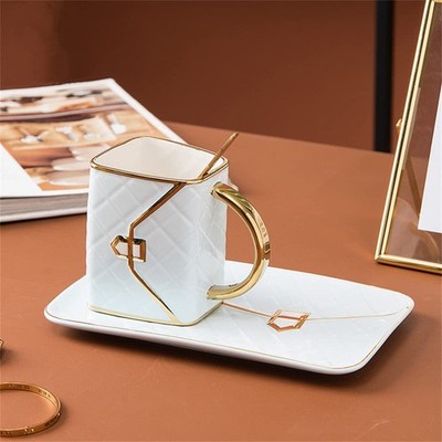 Porzellan Tassen und Untertassen Set Kaffee/Tee/Espresso Service av...
