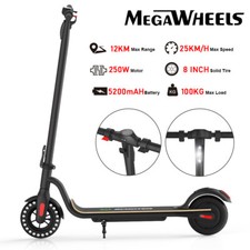 Megawheels Adult Electric Scooter 5.2AH Long Range Fast Speed Folding E-Scooter