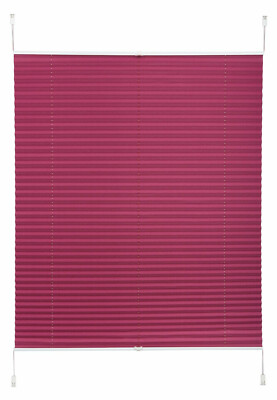 Klemmfix Plissee Anlage Licht & Sichtschutz Beere ohne bohren Easyfix 40-120 cm