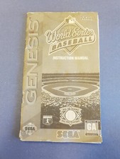 World Series Baseball Sega Genesis Manual ONLY - No Game - No Box -