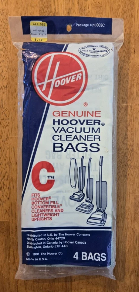 36 Hoover Type C Upright Vacuum Cleaner Bags Lot, Different Brands - Image 2 of 4