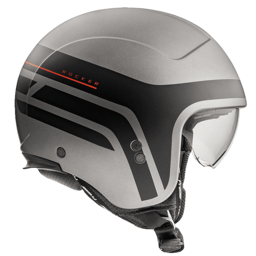 CASCO APERTO OPER FACE MOTO SCOOTER GRIGIO PREMIER ROCKER ON17 OMOLOGATO 22-05 - Imagen 6 de 8