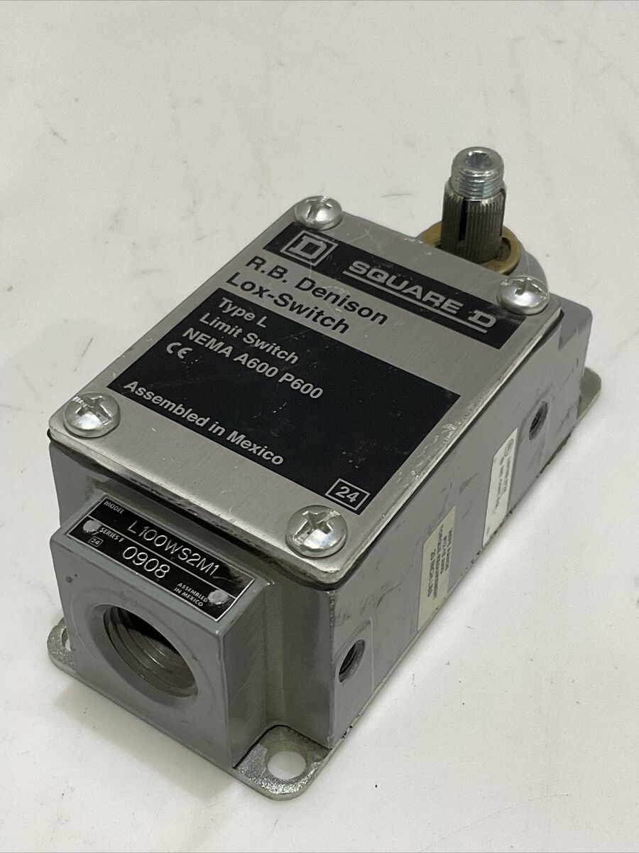 SQUARE D L100WS2M1 LOX-SWITCH LIMIT SWITCH TYPE L 479 | eBay SQUARE D L100WS2M1 LOX-SWITCH LIMIT SWITCH TYPE L 479 | eBay