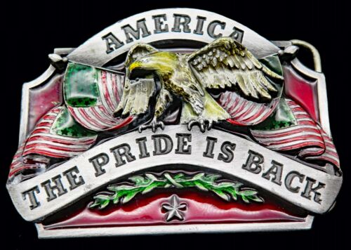 America The Pride Is Back Patriotic Siskiyou Vint… - image 1