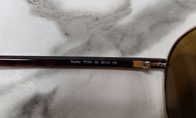 Tom Ford Bradley TF244 28J 60-13 Brown Polarized Rose Gold  display picture 2