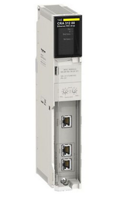 NEW SCHNEIDER 140CRA31200 Ethernet RIO Drop Adaptor One Year Warranty #
