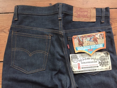 Levi'S VINTAGE NOS 517 0217 Saddleman Boot Jeans 1966 No Big E LVC CONE w33  l36 | eBay