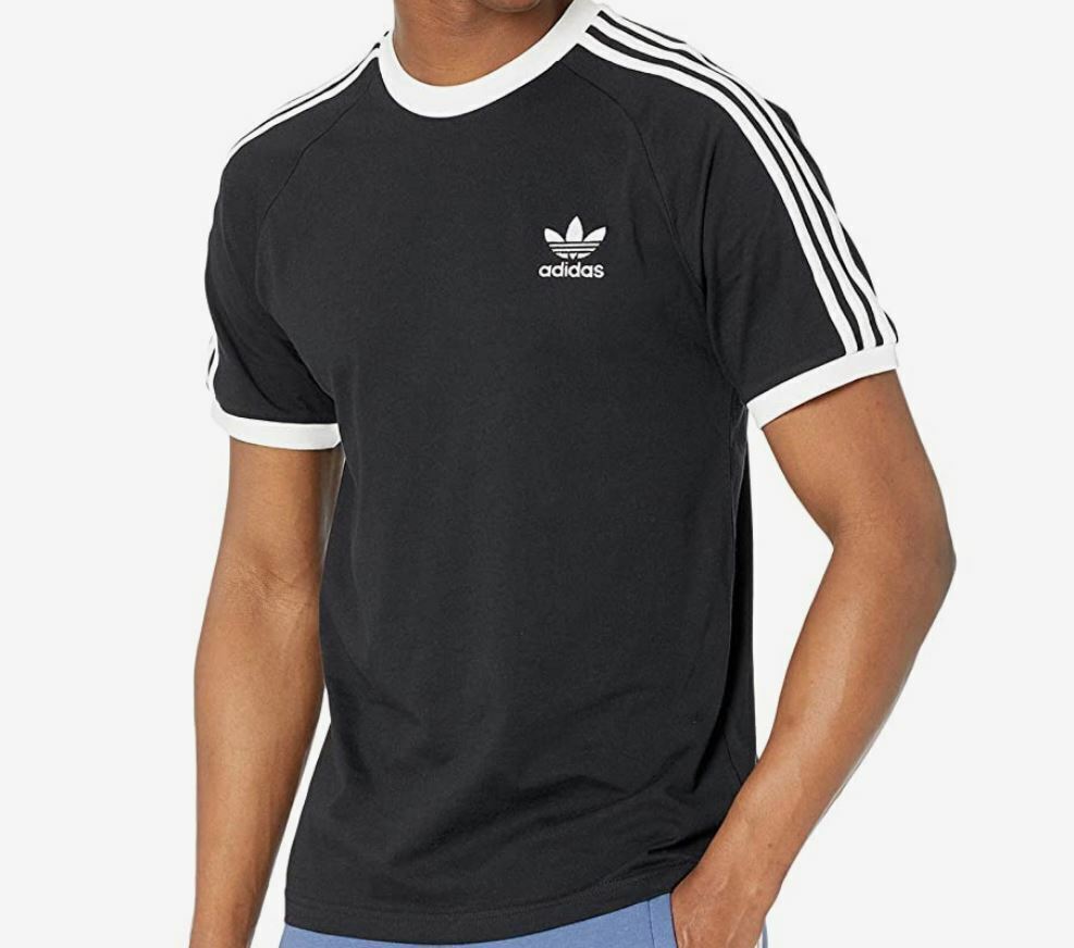 adidas Originals Men's 3-Stripes Trefoil Short Sleeve Tee adidas Originals Men's 3-Stripes Trefoil Short Sleeve Tee