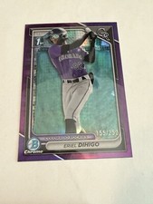 Eriel Dihigo 2024 Bowman Chrome 1st Purple Refractor /250 Color Match! Rockies