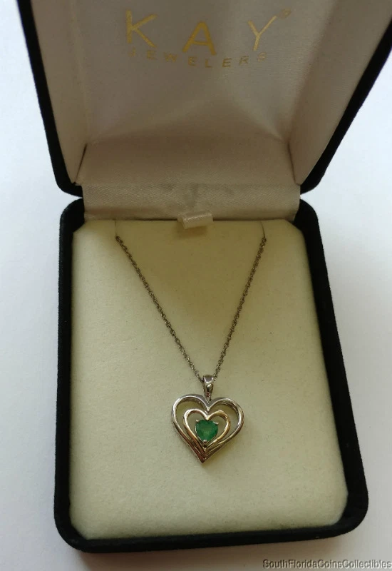 Kay jewelers emerald necklace deals