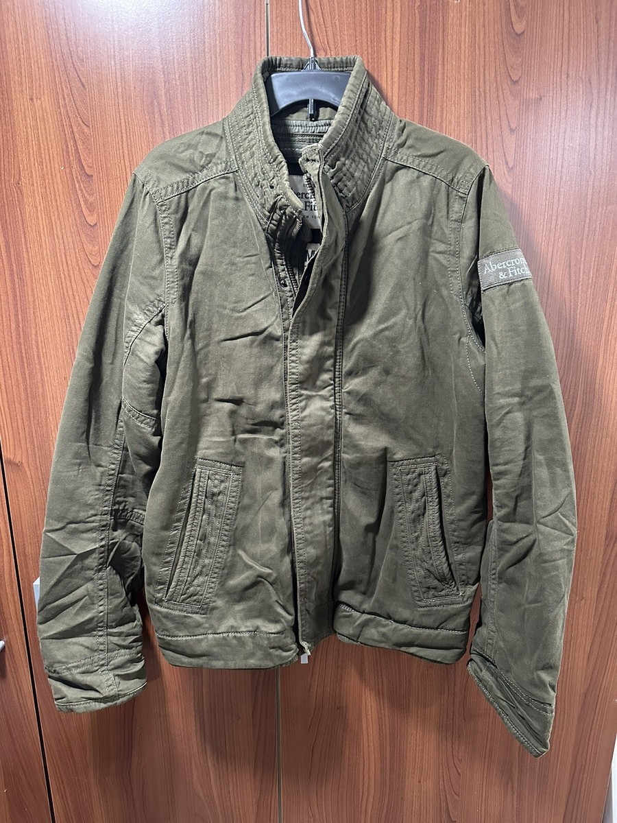 VTG! Men's ABERCROMBIE & FITCH Outerwear Green Olive Jacket VTG! Men's ABERCROMBIE & FITCH Outerwear Green Olive Jacket