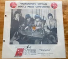 1964 Original Vancouver's Official Beatles Press Conference Flexi-Disc *RARE*