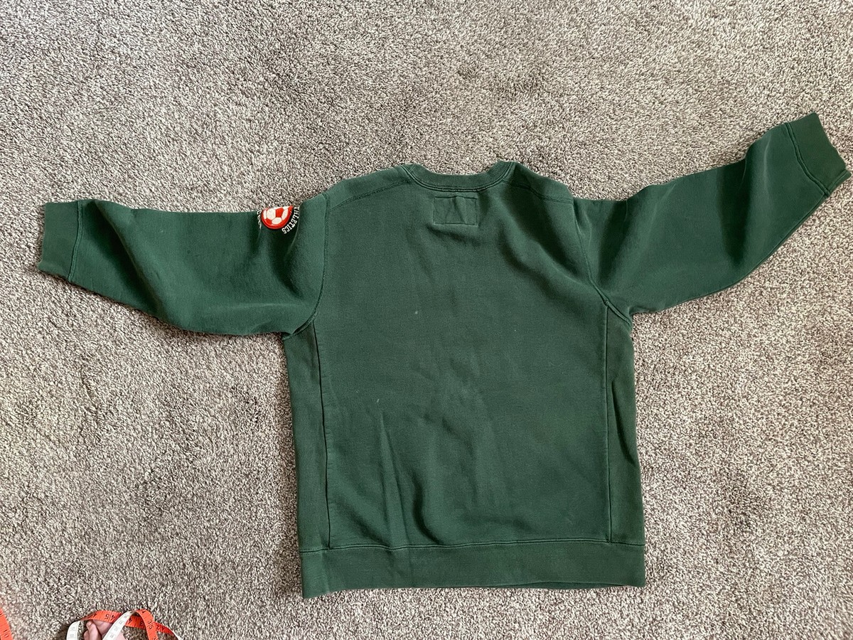 Vintage Abercrombie & Fitch 92 Crew Sweatshirt, Sz L Green Patch