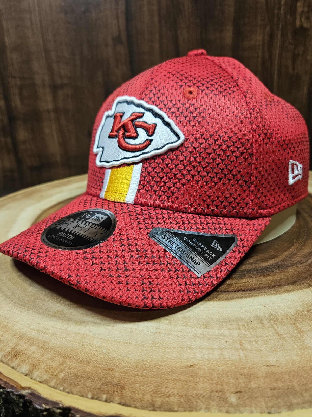 Kansas City Chiefs Youth Adjustable Snapback Cap by New Era NFL Football