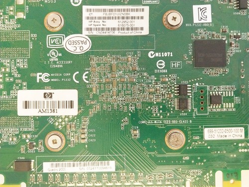 For HP Nvidia Quadro 2000 1GB PCI E DVI DP Video Graphics Card 612952-001 - Picture 4 of 5