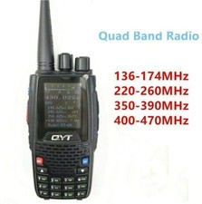QYT KT-8R Quad Band Handheld Walkie Talkie 144Mhz/430Mhz/245mhz/350Mhz Ham Radio
