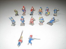 VINTAGE LOT OF 1" LEAD SOLDIERS-ROMAN REVOLUTIONARY FRENCH AMERICAN NAPOLEON