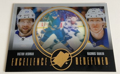 NHL Card-Hedman/Rasmus Dahlin-Excellnec Redefined-SPx 2024-25-Lightning/Sabres