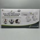 Dual Pro Percussion Massage Gun, 6 Attachable Pieces for Deep Tissue Relief, ...
