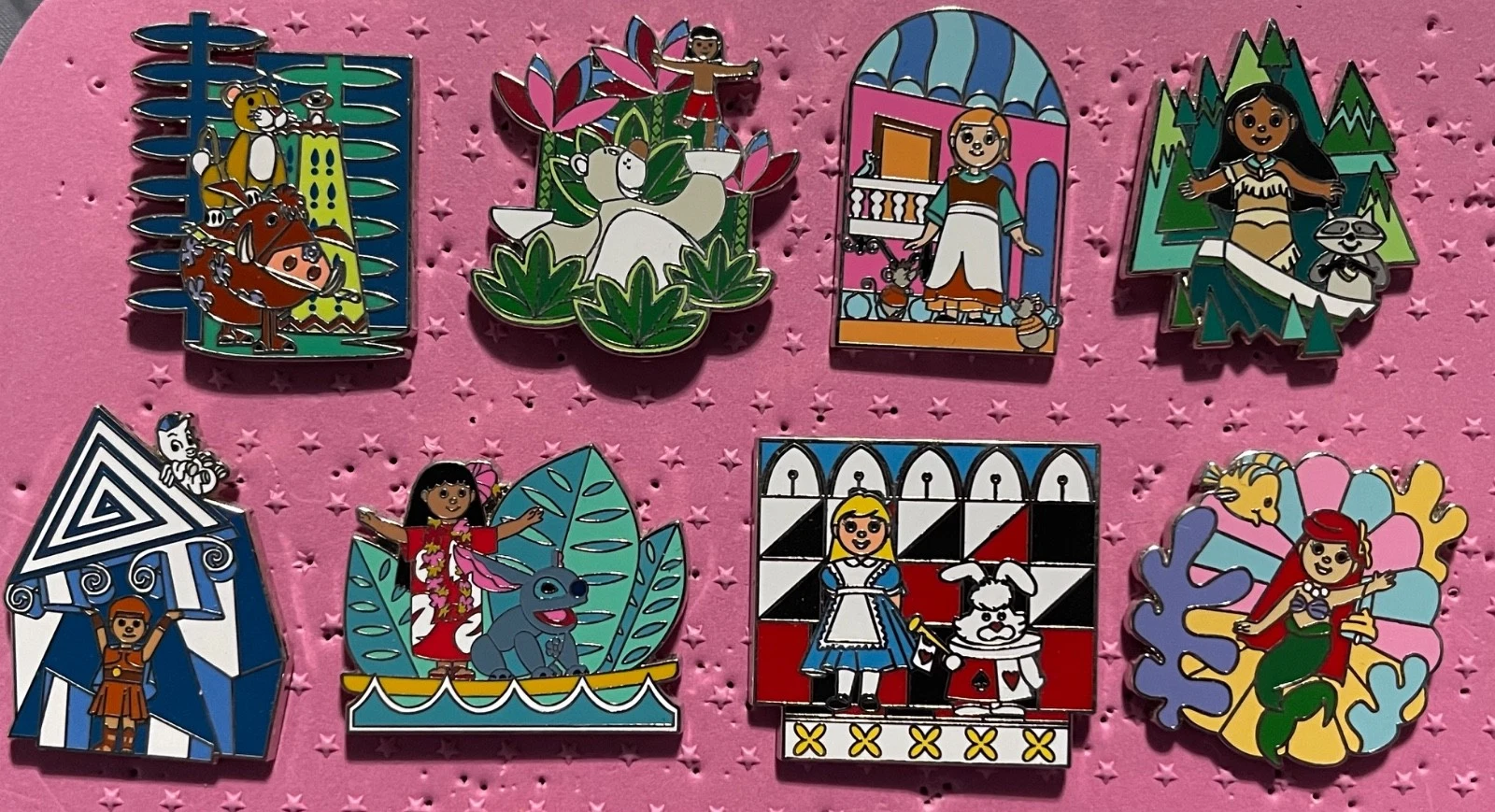2023 It’s A Small World Mystery Pins, Full Set