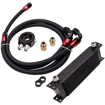 13 Reihen AN10 Universal Zusatz Ölkühler Kit Ölkühlersatz Anschluss Set - Bild 1 von 4