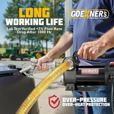 Diesel Transfer Pump Kit 12V Self Priming Fuel Transfer Pump 13 GPM for Diesel