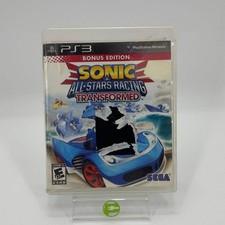 Sonic & All-Stars Racing Transformed (Sony PlayStation 3 PS3, 2012)