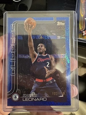 Topps 2025-26 Kawhi Leonard Los Angeles Clippers #142 Clippers Parallel /150