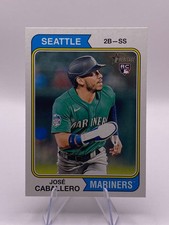 Jose Caballero 2023 Topps Heritage High Number #549 Tampa Bay Rays ROOKIE Card M. rookie card picture