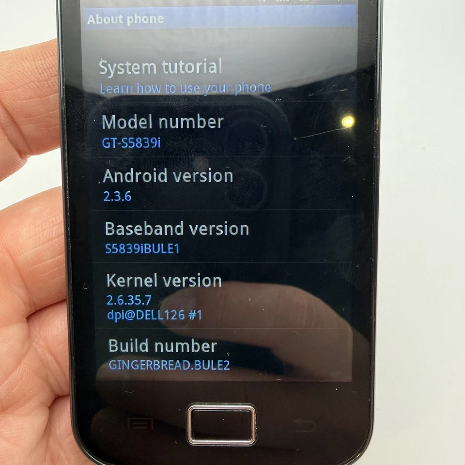 Samsung Galaxy Ace GT-S5839i Mobile Phone, Vodafone locked but fully functional., photo 2 of 5