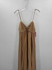 Pre-Owned Petal + Pup Tan Size 6 Maxi Sleeveless Dress