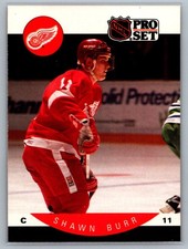 1990-91 Pro Set #66a Shawn Burr