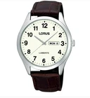 Lorus - Stainless Steel Quartz Watch with Black Strap RJ647AX9