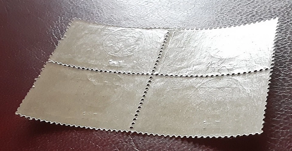 ROMANIA 1919 Oradea 2 Lei MNH Parliament Bloc Mi 41II Broken Circle 8739 - Image 3 of 4