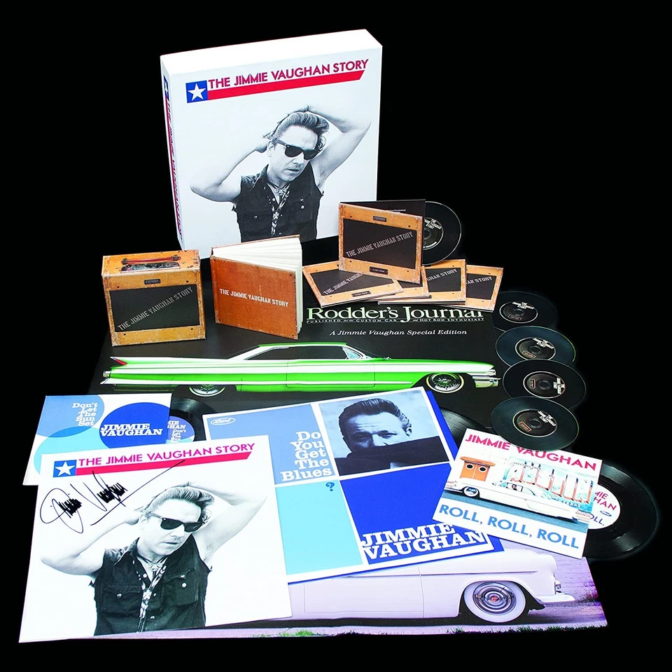 Jimmie Vaughan - The Jimmie Vaughan Story (5-CD,1-LP,2-7inch,1 Book) - White ... - Bild 3 von 3
