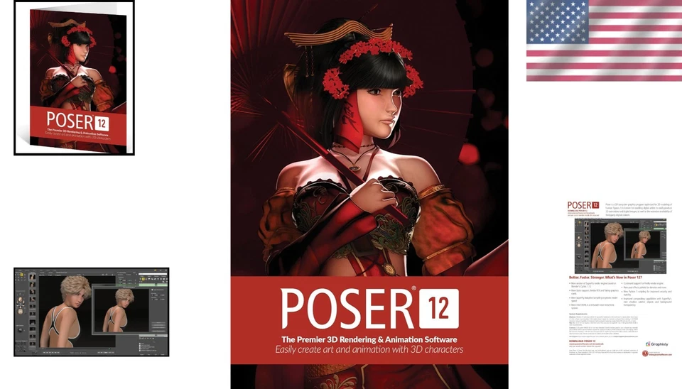 Transform Your 3D Creations with Poser 12 - Art & Animation Software for PC/Mac - Image 2 of 4