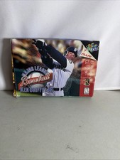 BOX & MANUALS ONLY N64 Major League Baseball Featuring Ken Griffey Jr. NO GAME